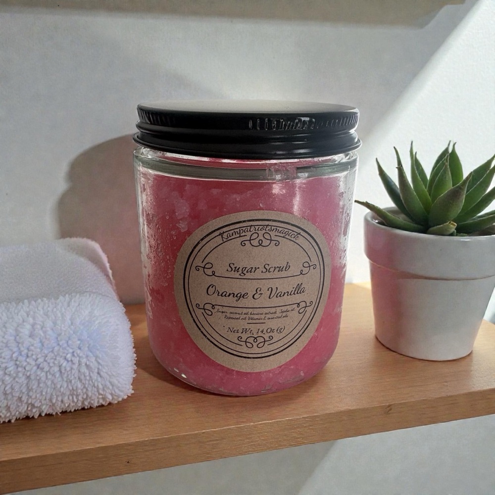 Sugar scrub Tropical Bliss Orange & Vanilla Sugar Scrub - 14oz